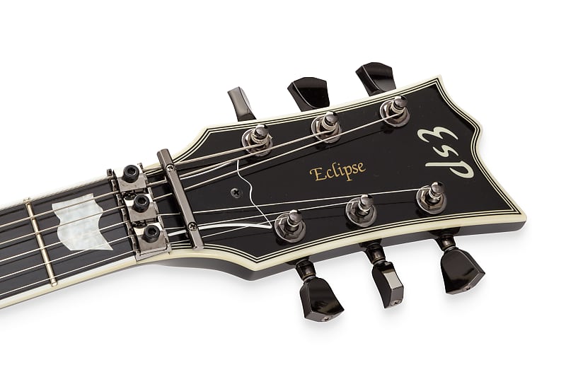 ESP Eclipse-II USA FR Floyd Rose EMG BK - Black | Reverb