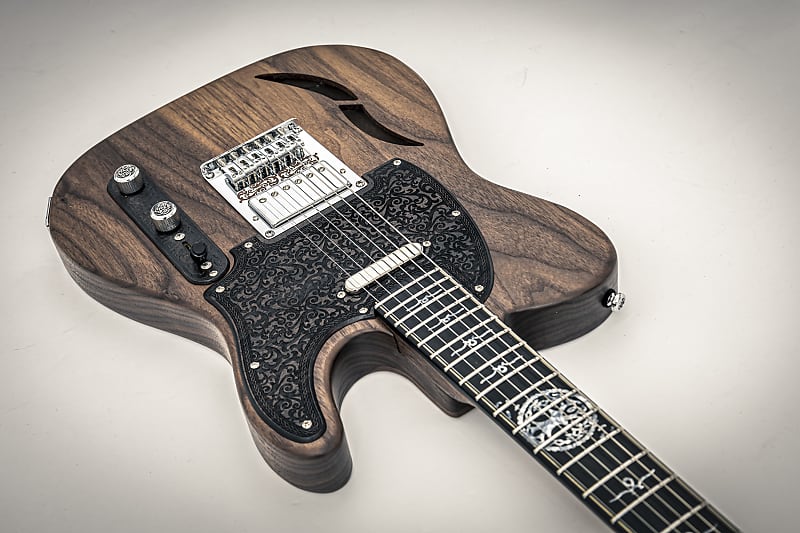 Mithans Guitars T'roots Walnut boutique electric guitar image 1