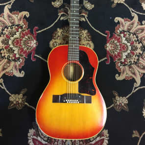 1964 Gibson B25 12-string with original case image 1