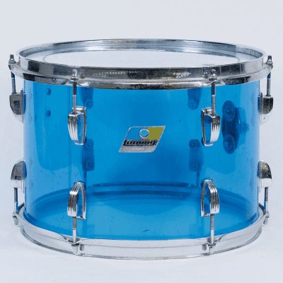 1970s Ludwig Vistalite 9x13" Mounted Tom with Single-Color Finish