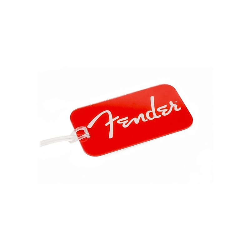 NEW Fender Luggage Tag Red Reverb