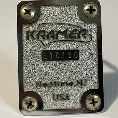1987-88 Kramer USA American Guitars E Series Neptune, NJ