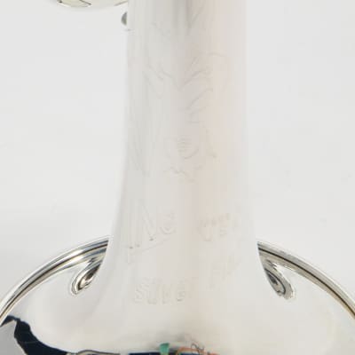 King Model 2055T 'Silver Flair' Intermediate Bb Trumpet SN 658768 OPEN BOX image 3
