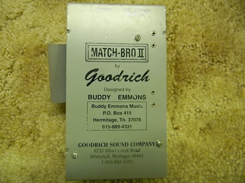 Goodrich Sound MatchBro II pedal steel guitar Dobro emulator Reverb