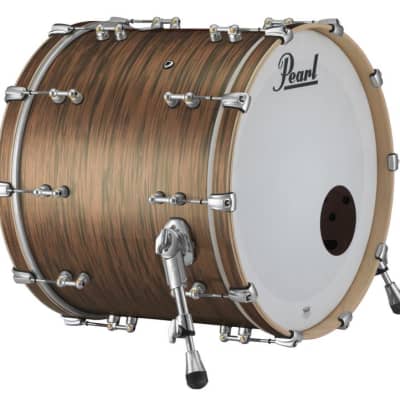 Pearl Music City Custom Reference Pure 26"x18" Bass Drum w/o BB3 Mount PEARL WHITE OYSTER RFP2618BX/C452 image 15