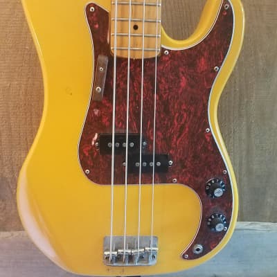 "W" Branded Vintage Japanese Electric Bass Weltron / Winston c. 1970's image 14