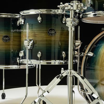 Mapex Armory 6pc Studioease Fast Toms Shell Pack - Rainforest Burst image 4