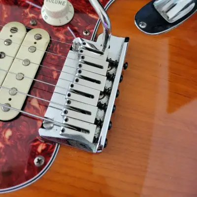 Fender American Deluxe Fat Stratocaster HSS 2000 Sunburst image 3