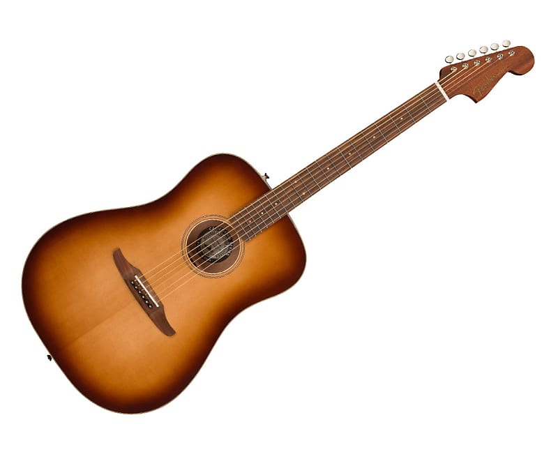 Fender Redondo Classic A/E Guitar - Aged Cherry Burst w/ Pau Ferro FB image 1