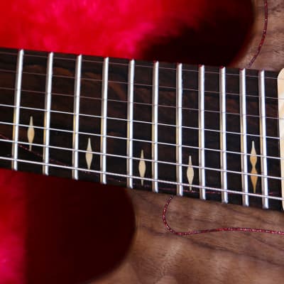 GB Liuteria Boutique guitar Petra 7 string fanned fibonacci series inspiration design 2022 - Matt image 6