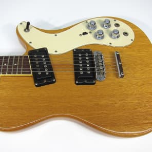 Vintage 1972-1973 Mosrite 350 Stereo Solid Body Electric Guitar Natural Mahogany Clean All Original! image 15