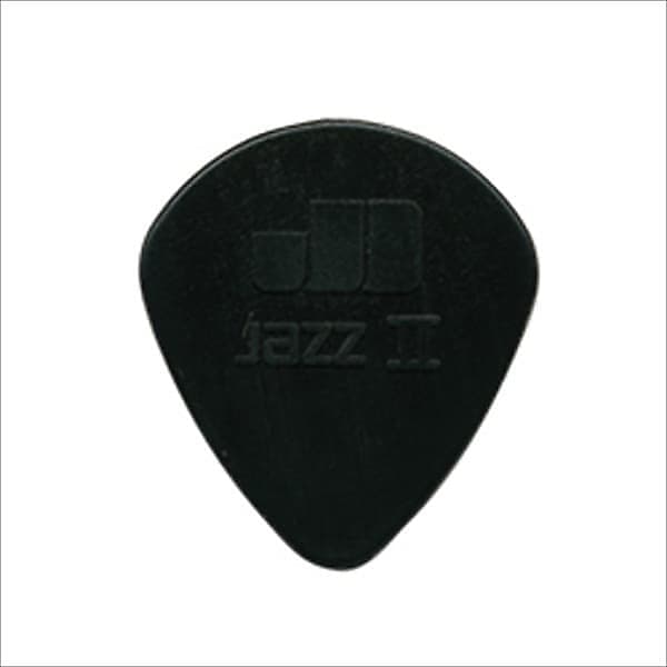 Dunlop Guitar Picks 6 Pack 47P2S Black Stiffo Jazz II picks image 1