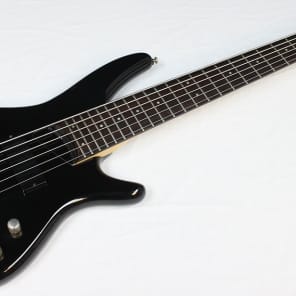1995 Ibanez SR506 Soundgear 6-String Bass, Black, Made in Korea #28285 image 2