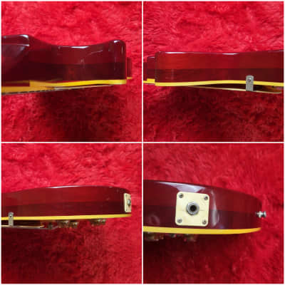 Rare Aria Pro II LS-800 Leopard Model 1980 - Cherry Sunburst