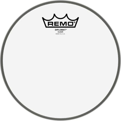 Remo BD-0308-00 Diplomat Clear Drumhead - 8 inch image 1