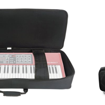 Rockville BEST BAG 49 Padded Rigid Keyboard Gig Bag Case for NORD Electro 3 61