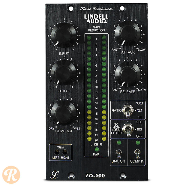 Lindell Audio 77X-500 Stereo Compressor / Limiter 500 Series Module image 1