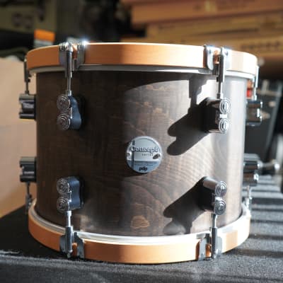 PDP 13'' Concept Maple Classic 9" x 13" Tom Walnut Stain With Natural Maple Hoops  Tom (No-Mount) image 7