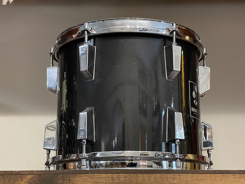 1980's Sonor Lite Graphite Lacquer 12/16/22 Drum Kit