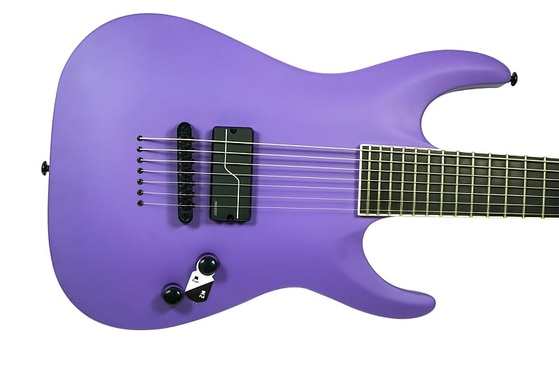 ESP LTD Stephen Carpenter SC-607 Baritone 1 Hum 7-String Guitar, Purple Satin image 1