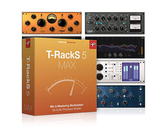 New IK Multimedia T-RackS 5 MAX v2 - Mixing and Mastering Workstation  Software - AAX/VST/Mac/PC (Download/Activation Card)