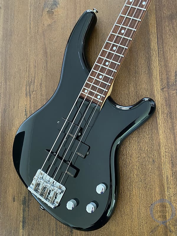 Greco Phoenix Bass, PXB-400, Black, Made In Japan, 2002 | Reverb