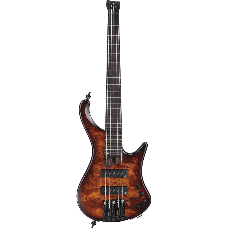 Ibanez EHB1505S EHB Ergonomic Headless 5-String Bass, Dragon Eye Burst Low Gloss image 1