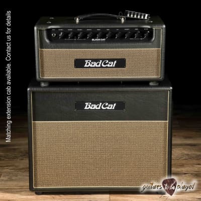 Bad Cat Black Cat 20W 2-Channel Tube Amp Head w/ Footswitch & Cover image 11