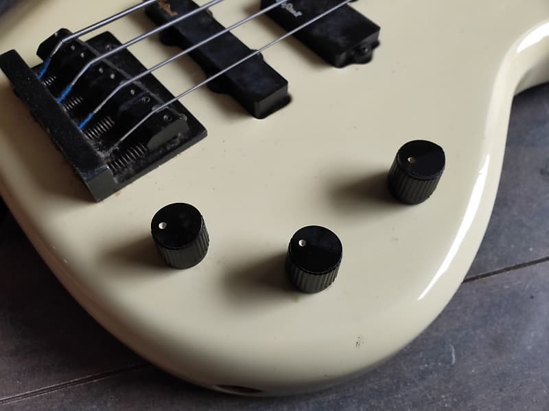 1980's Aria Pro II Argent Series ARB-480M Bass PJ Guitar