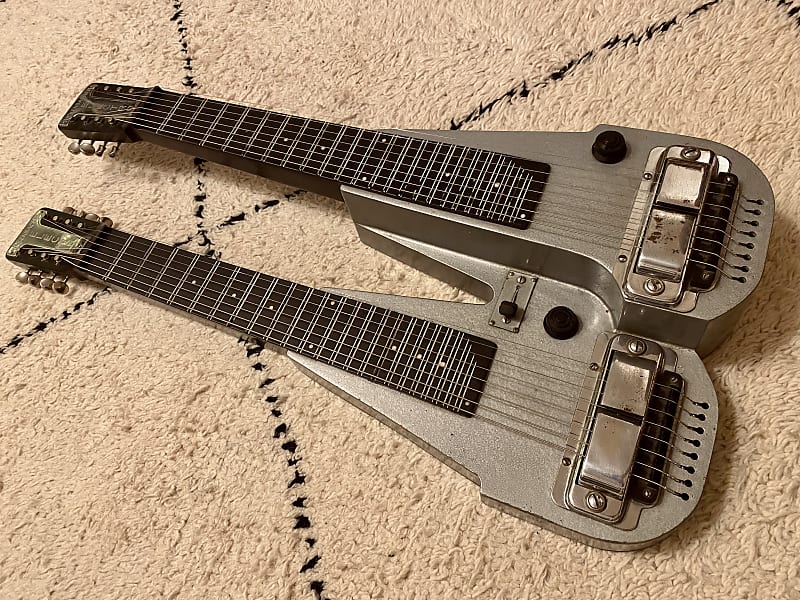 Historic 1946 Rickenbacker D-16 double neck 8-string steel guitar - Leon  McAuliffe private estate