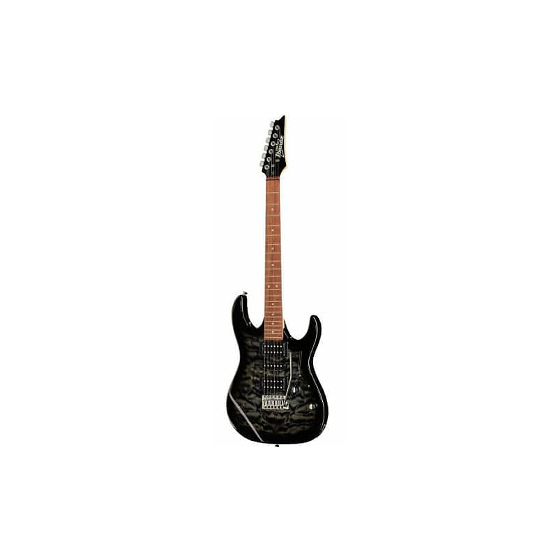 IBANEZ - GRX70QA TRANSPARENT BLACK SUNBURST - Guitare électrique image 1