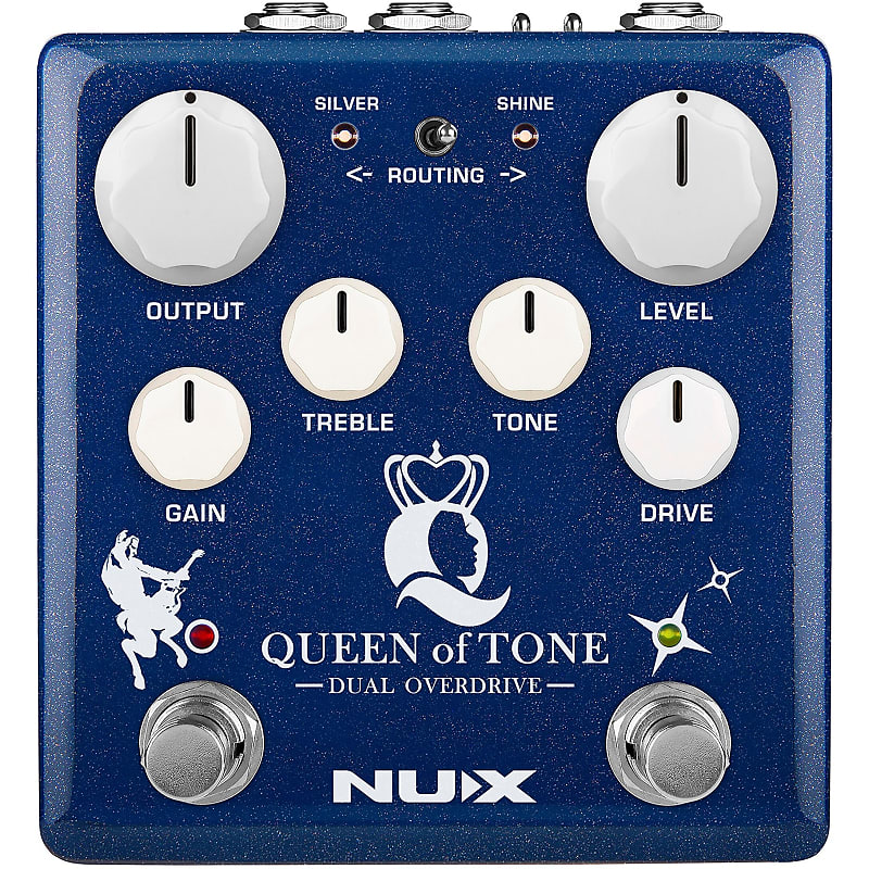 NUX Queen of Tone Dual Overdrive Pedal image 1