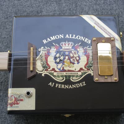 Ramon Allones  Electric Cigar Box Guitar by D-Art Homemade Guitar Co. image 3