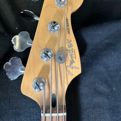 Fender FENDER DLX ACTIVE JAZZ BASS PAU FERRO BLACK Bass Guitar (New York, NY) image 5