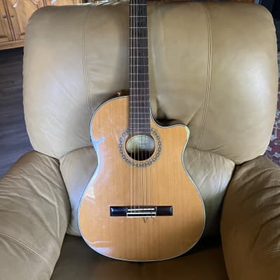 Fender CN-240 SCE Thinline Acoustic Electric Nylon String | Reverb