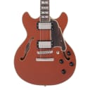 USED D'Angelico Deluxe Mini DC - Limited Edition Electric Guitar - Rust