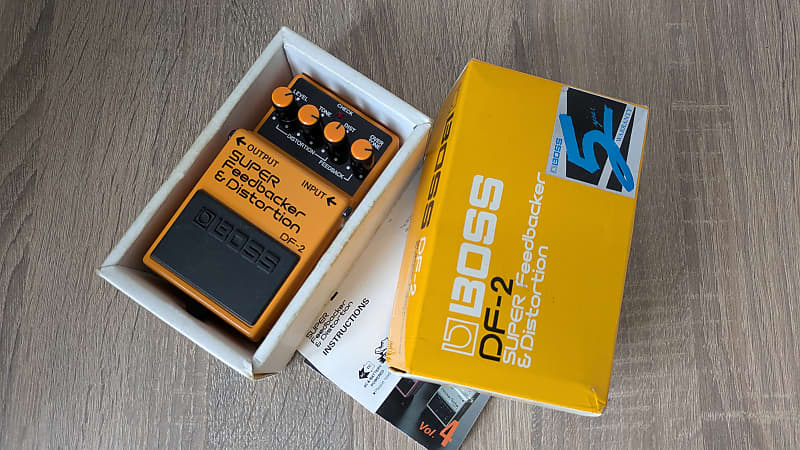 ギター BOSS SUPER Feedbacker & Distortion DF-2 Boss DF-2 Super Feedbacker & Distortion Pedal | Vintage 1987