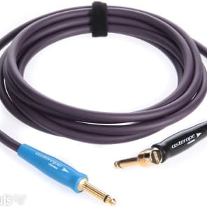 Asterope AST-P10-RSG Pro Studio Series Straight to Right Angle Instrument Cable - 10 foot Purple/Gold image 2