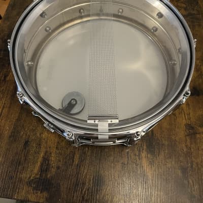Ludwig  Supraphonic 5x14" 10-Lug Snare Blue/Olive Badge - 70’s image 9