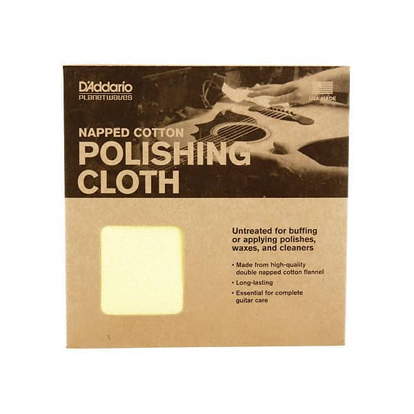 Planet Waves PWPC2 Napped Cotton Polishing Cloth - Made in USA image 1