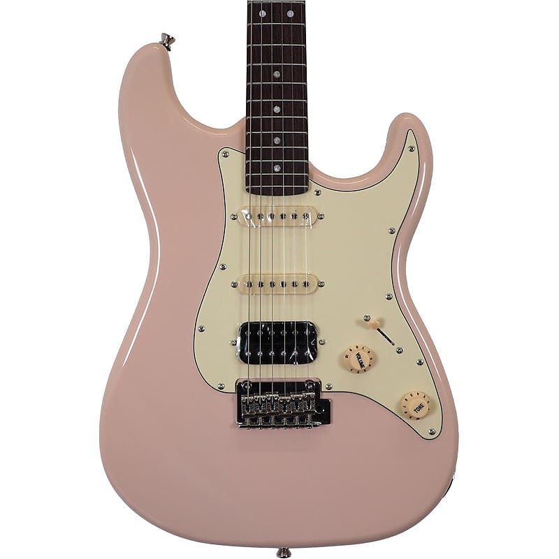 JET Guitars JS-400 HSS, Pink image 1