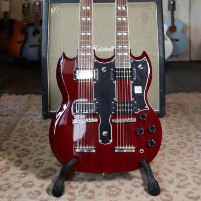 Epiphone SG G-1275 Double necked 2015 - Cherry for sale