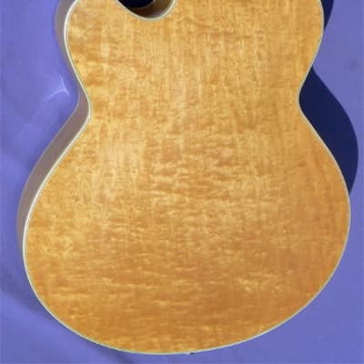 c. 1984 Fender  D'Aquisto Standard, Highly Figured 16" Birdseye Maple Body,  Twin Humbuckers, Showroom Condition! image 3