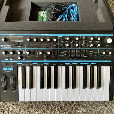 Novation BassStation2  w/SKB Case and Radial Stagebug DI