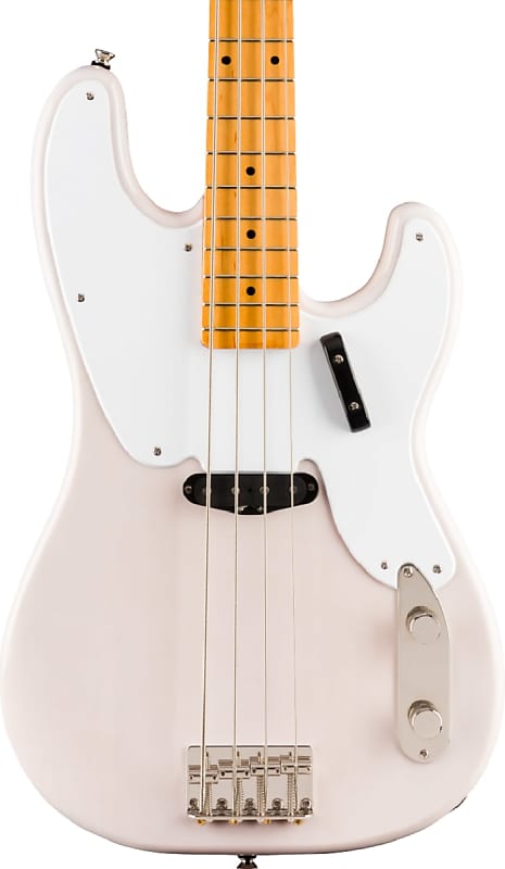 Squier Classic Vibe '50s Precision Bass Maple FB, White Blonde image 1