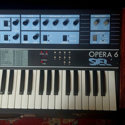 Siel Opera 6/DK600 Rare Vintage Analog Synth + Tauntek Mod + Wooden Sides + Original Case (SERVICED) Collector's Item 1984 image 6