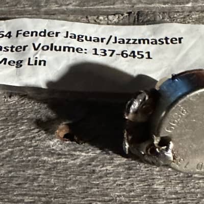 Matching Set of Pots for 1964 Fender Jazzmaster or Jaguar Main Circuit - Chrome image 3