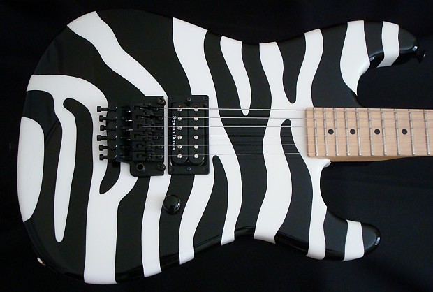 2008 Charvel USA Custom Shop San Dimas Zebra Guitar UNPLAYED