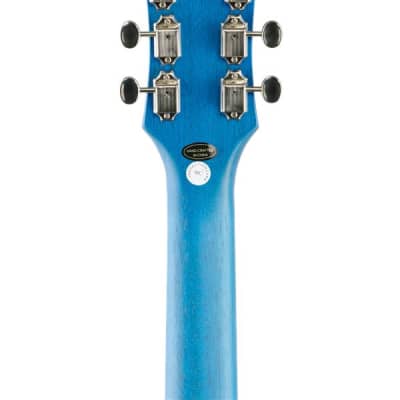 Epiphone Casino Hollowbody P90 Electric Guitar Worn Blue Denim image 7