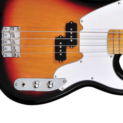 Tagima TW Series TW-66 Electric Bass - Sunburst image 2